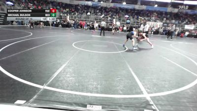 100 lbs Round Of 16 - Cooper Johnson, Port City WC vs Michael Bulson, Wichita WC