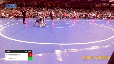 55 lbs Consi Of 16 #1 - Maverick Fernandez, Dodge City Wrestling Academy vs Lincoln Taylor, Northside Takedown Wrestling Club