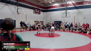 122 lbs Round 2 - Calvin Kudrna, Backyard Bullies WC vs Adalin Causey, Pelion Youth Wrestling