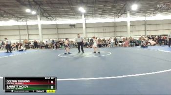 66 B Round 4 - Colton Timmons, Fighting Squirrels vs Barrett McCoy, Fighting Squirrels