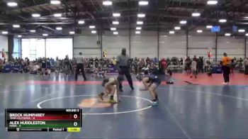 72 lbs Round 3 (6 Team) - Alex Huddleston, POWA vs Brock Humphrey, Team California