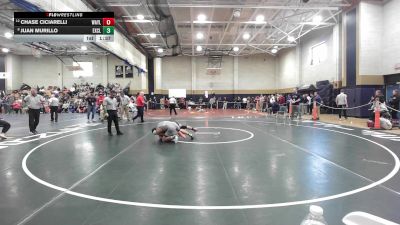 132 lbs Consi Of 8 #2 - Chase Ciciarelli, Wayland vs Juan Murillo, Excel Academy