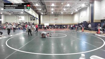 132 lbs Consi Of 8 #2 - Chase Ciciarelli, Wayland vs Juan Murillo, Excel Academy