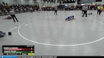 120 lbs Cons. Round 3 - Tavean Miller, Kearney High School Wrestling vs Gavin Alvarado, Caprock High School Wrestling