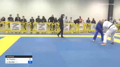 Walnan Presto vs Josh Souder 2020 Atlanta International Open IBJJF Jiu-Jitsu Championship