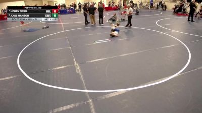 10U - 77 lbs Semis - Henry Seidl, ANML vs Axel Hanson, Kasson-Mantorville Wrestling Club