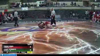 126 lbs Semis & 1st Wrestleback (8 Team) - Casey Roberts, Vacaville vs Yanni Vines, Thompson