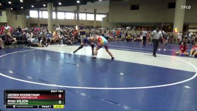 190 lbs Cons. Round 4 - Jayden Mooneyham, Stronghold Wrestling Club vs Ryan Wilson, Nashville Christian