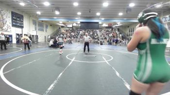 135 lbs Champ. Round 1 - Zahra Stewart, Orange Vista vs Jasmine Martinez, Lakeside