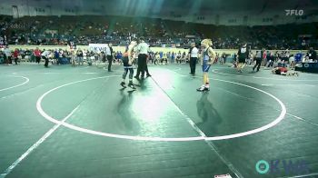 100 lbs Consi Of 8 #2 - Alex Frizzell, Newcastle Youth Wrestling vs Jaxon Doonkeen, Little Axe Takedown Club