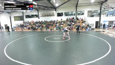 138 lbs Round 2 - Hannah Seitzinger, Indiana Tech vs Caden Collett, Huntingdon