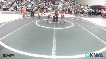 40 lbs Quarterfinal - Ryatt Wilson, Keystone Kids Wrestling Club vs Zeke Dunlop, Team Tulsa Wrestling Club