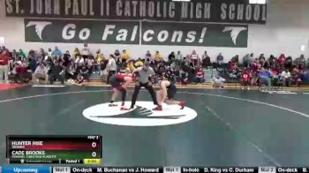 145 lbs Round 3 - Hunter Hise, Weaver vs Cade Brooks, Evangel Christian Academy
