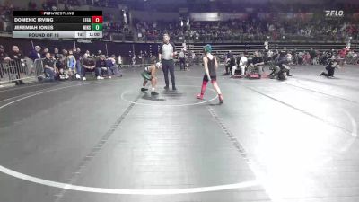 95 lbs Round Of 16 - Domenic Irving, Legal Pain vs Jeremiah Jones, Winslow Township
