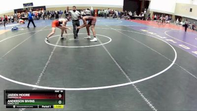 157C Cons. Round 3 - Jaiden Moore, Thompson HS vs Anderson Bivins, PONCA CITY