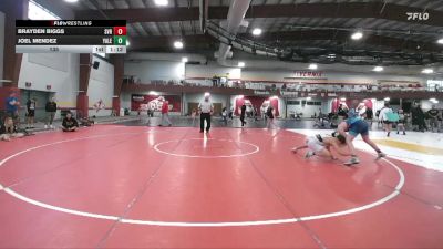 135 lbs Placement Matches (8 Team) - Brayden Biggs, Steel Valley Renegades vs Joel Mendez, Yale St
