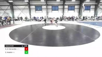 165 lbs Consi Of 8 #2 - Noah Beal-Hernandez, Springfield vs Chase Anestis, Plymouth