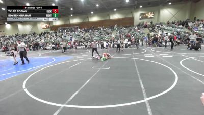 94 lbs Consi Of 4 - Tylee Cobian, Buckaroo WC vs Edysen Graham, Montana Disciples