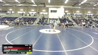 165 lbs Quarterfinal - Jake Jones, Ithaca vs Connor Gregory, Castleton