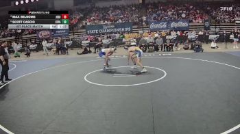 D 1 120 lbs 1st Place Match - Scott Cascio, St. Paul`s vs Max Belsome, Jesuit