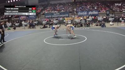 D 1 120 lbs 1st Place Match - Scott Cascio, St. Paul`s vs Max Belsome, Jesuit