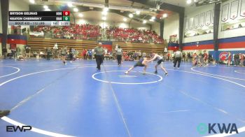 112 lbs Rr Rnd 2 - Bryson Gelinas, Honey Badgers Wrestling Club vs Keaton Chernisky, Broken Arrow