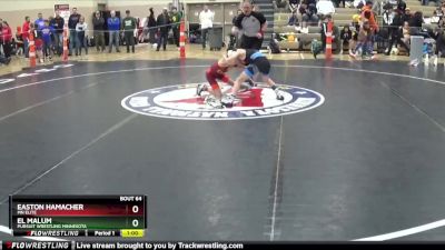 70 lbs Cons. Round 2 - Easton Hamacher, MN Elite vs El Malum, Pursuit Wrestling Minnesota