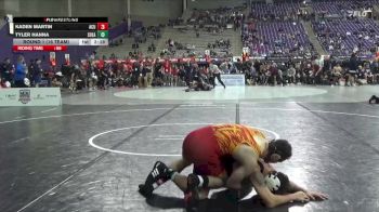 184 lbs Round 1 (16 Team) - Kaden Martin, Arizona Christian University vs Tyler Hanna, Southeastern