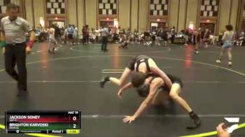 100 lbs Semifinal - Jackson Soney, Sot-c vs Brighton Karvoski, Revival