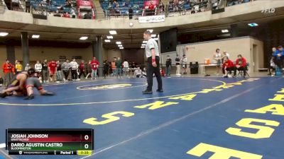 215 lbs Cons. Round 1 - Josiah Johnson, Unattached vs Dario Agustin Castro, Bloomington