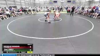 220 lbs Round 2 (8 Team) - Nicholas Sahakian, California vs Trae Kibble, Oklahoma Blue FS