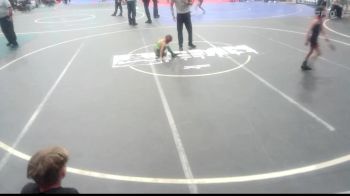 43 lbs Semifinal - Matthew Hartbeck, Pikes Peak Warriors vs Axton Fouts, Ridge WC