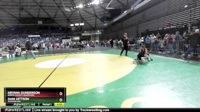 74 lbs Cons. Semi - Dani Hittson, Washington vs Aryana Gunderson, North County Grapplers