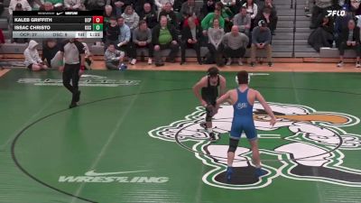 157 lbs Round 3 (3 Team) - Kaleb Griffith, Creighton Prep vs Issac Christo, Skutt Catholic
