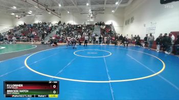 144 lbs Quarterfinal - Breckin Hatch, Rock Springs vs Pj Lorimer, Star Valley
