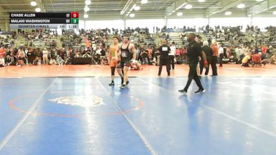 195 lbs Quarterfinal - Chase Allen, UT vs Malaki Washington, WV