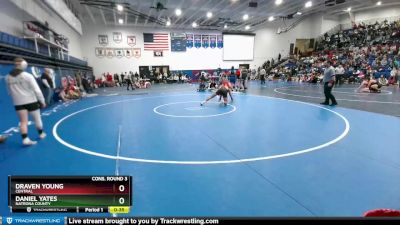 182 lbs Cons. Round 3 - Daniel Yates, Natrona County vs Draven Young, Central