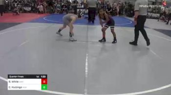 78 lbs Quarterfinal - Breckin White, Unattached vs Calvin Huizinga, High Performance Lab