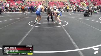 140 lbs Cons. Round 5 - Ryder Clevenger, Victory vs Logan Jenkins, Parsons Wrestling Club