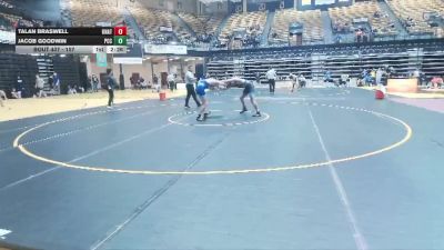 157 lbs Cons. Round 4 - Talan Braswell, Unattached vs Jacob Goodwin, Pratt CC