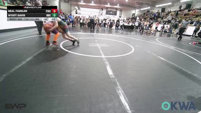 110-113 lbs 3rd Place - Neal Fansler, Verdigris Youth Wrestling vs Wyatt Davis, Moodys Wrestling Club