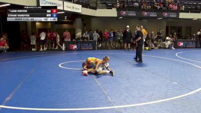 92 lbs Quarters - Liam Hinton, Gold Medal Grappling vs Ethan VanDyke, Michigan Premier WC