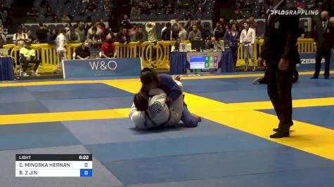 CRISTAL MINOSKA HERNANDEZ GUTIER vs BEATRICE Z JIN 2021 World Jiu-Jitsu IBJJF Championship