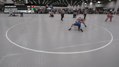 132 lbs Cons. Rd Of 32 - Jacob Weiler, Kearney High School Wrestling vs Dallas Thorpe, Owasso Wrestling Club