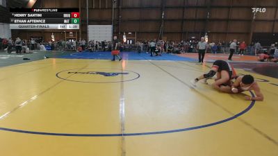 152 lbs Quarterfinal - Henry Santini, Doughboy Wrestling Club vs Ethan Aftewicz, Mat Assassins Wc