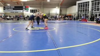 155 lbs Quarterfinal - Vivi Legato, Archbold High School vs Taylor Owen, Black River High School