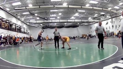 149 Freshman/Soph 1st Place Match - Antonio Shelley, Baldwin Wallace vs Aaron Pennington, Trine