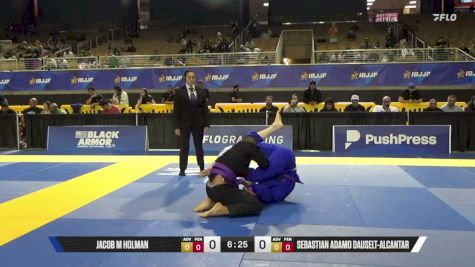 Sebastian Adamo Dauselt-Alcantar vs Jacob M Holman 2026 Pan Jiu Jitsu IBJJF Championship