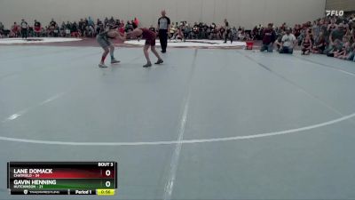 102 lbs Round 3 (3 Team) - Lane Domack, Chatfield vs Gavin Henning, Hutchinson