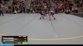 95 lbs Cons. Round 2 - Grayson Zirbes, PEAK vs Dylan Jackson, Grand Rapids Screaming Yetis W